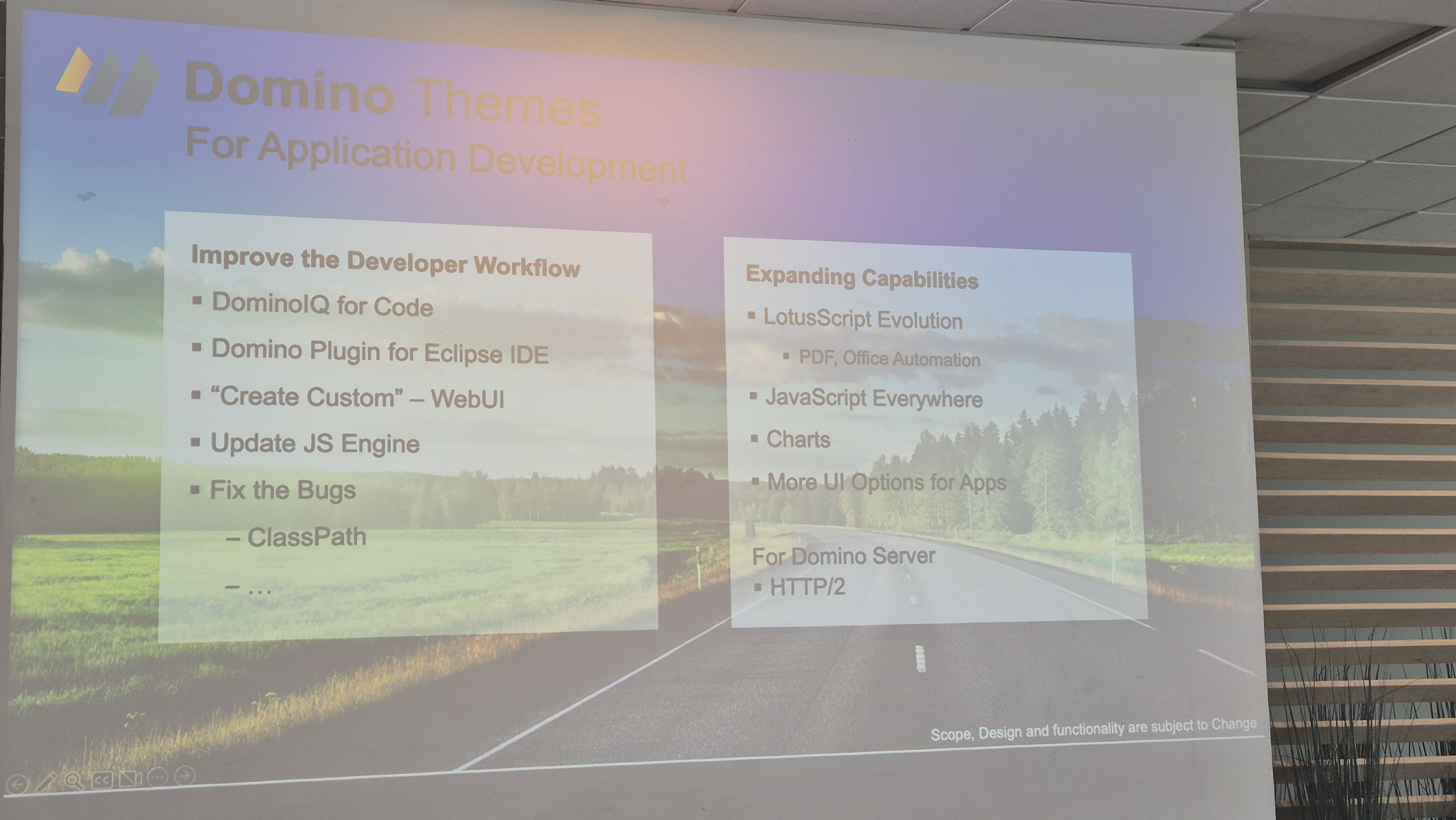 El posible futuro del desarrollo en Domino