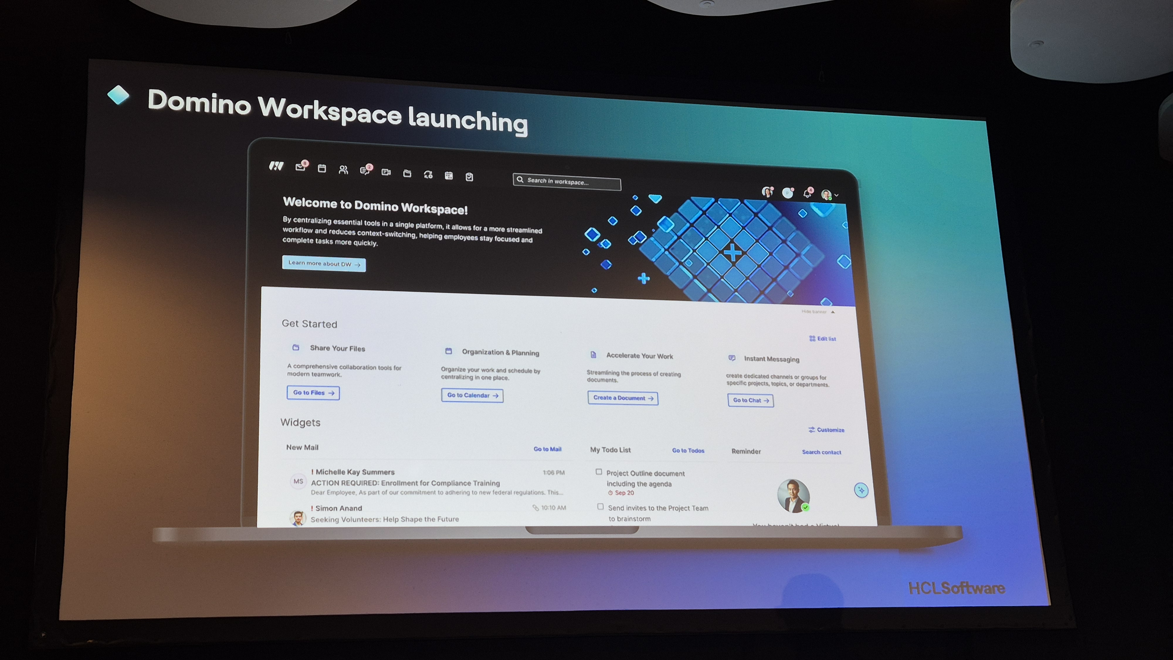 HCL Domino Workspace